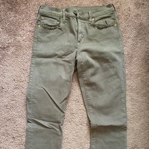 True Religion Olive Green Halle Jeans